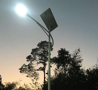 Zhongcheng village street lamp project